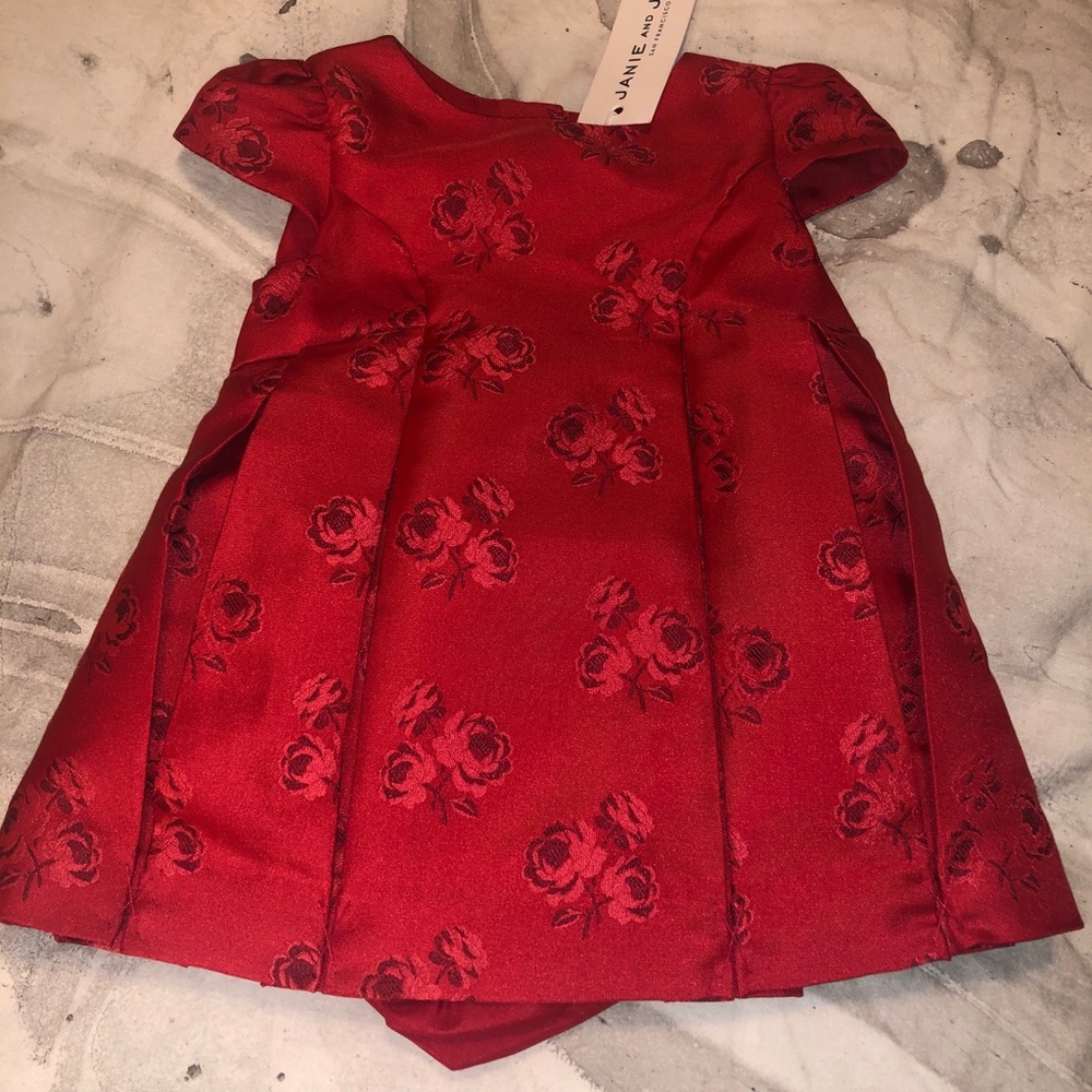 Janie and Jack red dress